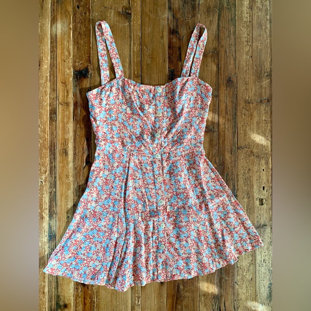 Reformation Floral Mini Dress, Sz 6